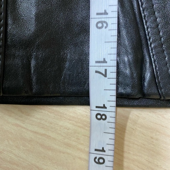 Cache Black Lamb Leather Mini Skirt Buttery Soft Size 0 - Picture 5 of 5
